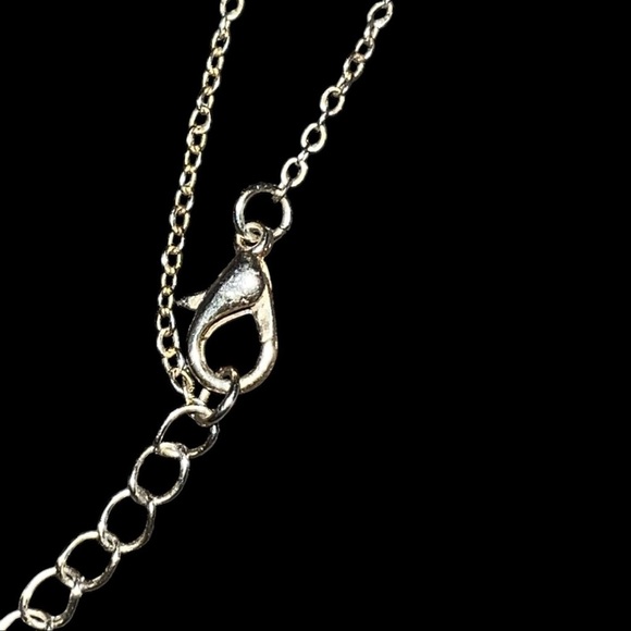 Lapis Lazuli and Gold Tone Spinning Pendant Necklace - Picture 6 of 7